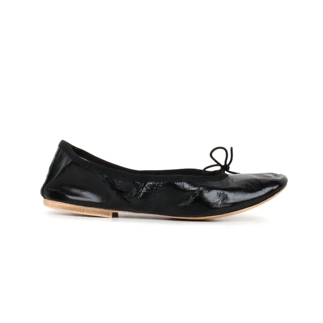 Ballet Flats_Black Leather