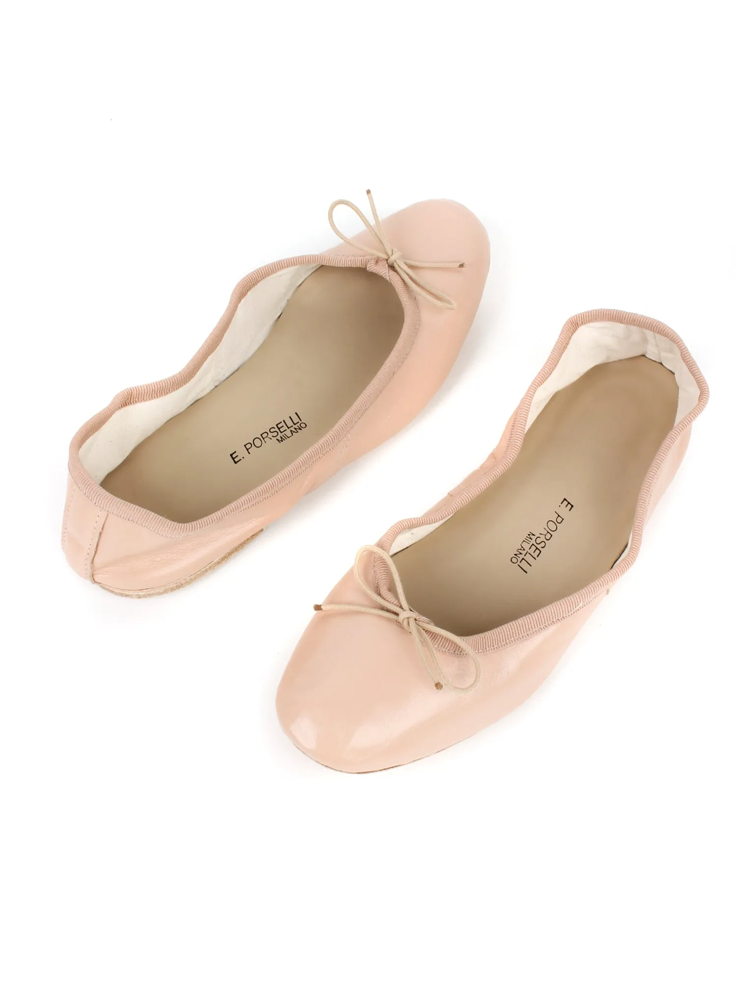 Ballet Flats_Skin Beige Leather