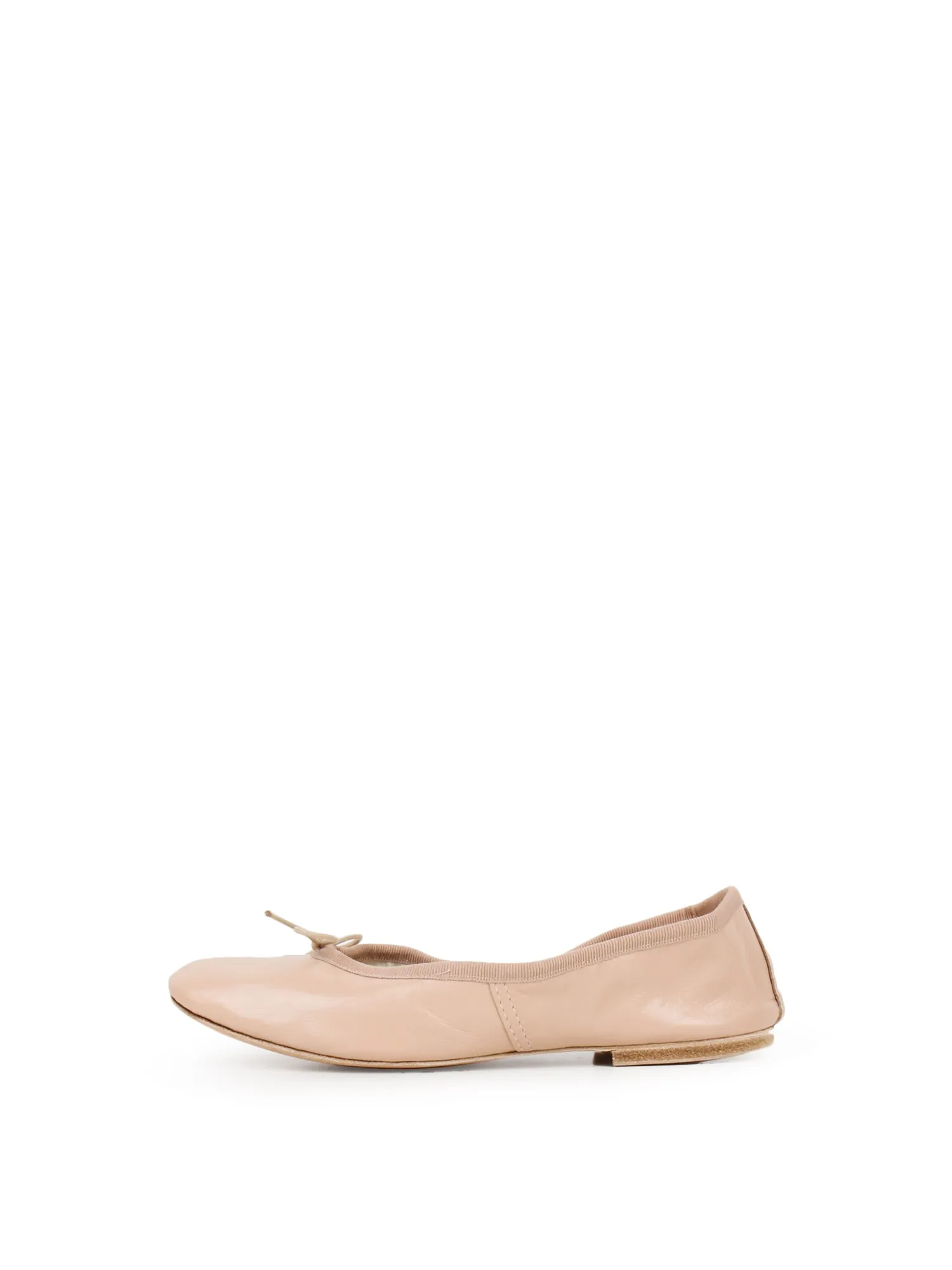 Ballet Flats_Skin Beige Leather