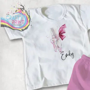 Ballet Shoes Personalised Children's T-shirt