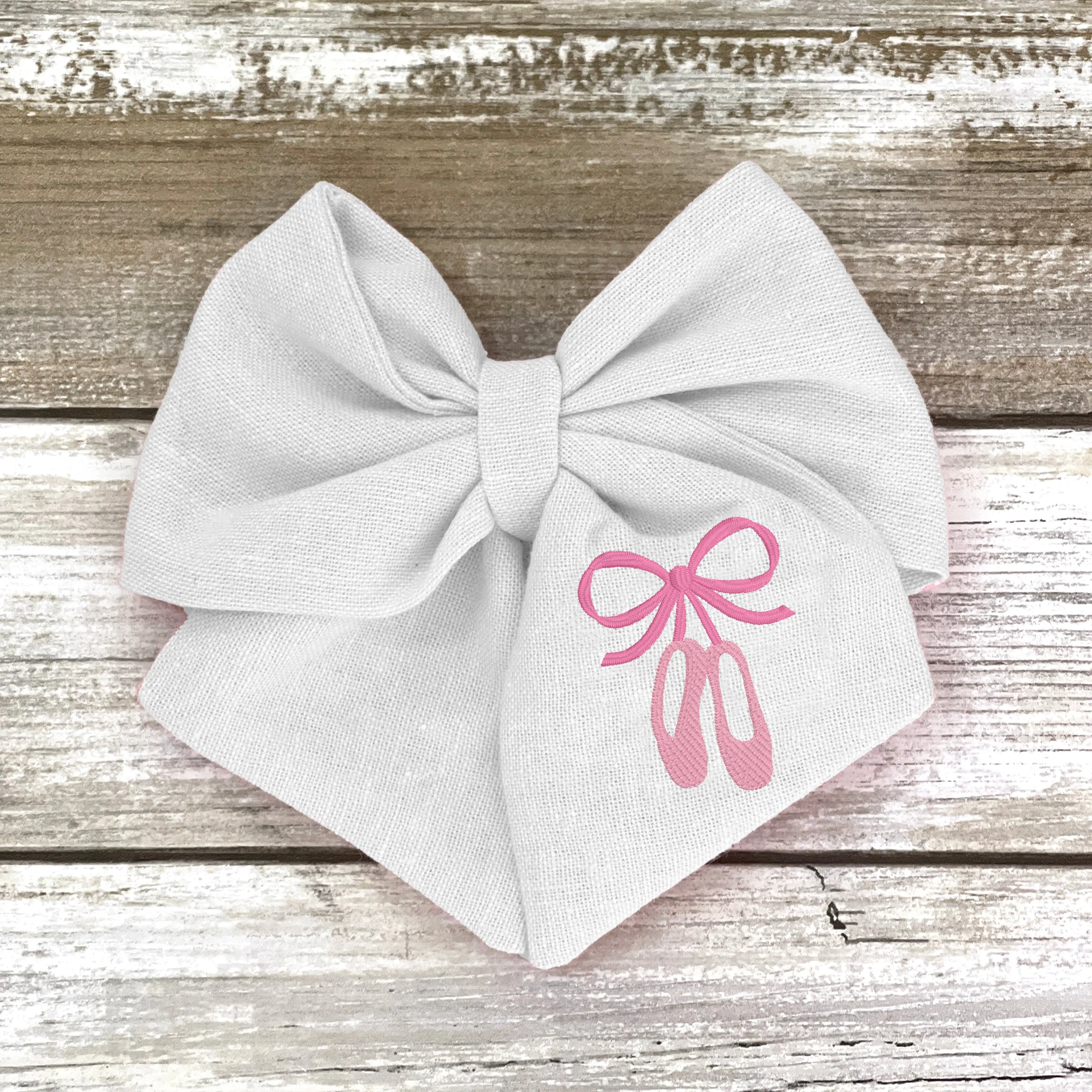 Ballet Slippers Large Sailor Bow | OPTIONS