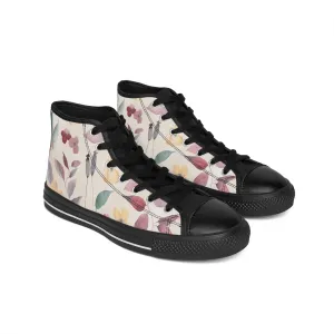 Beautiful Flower Women's Classic Sneakers