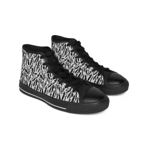 Black Crow Feathers Women's Classic Sneakers