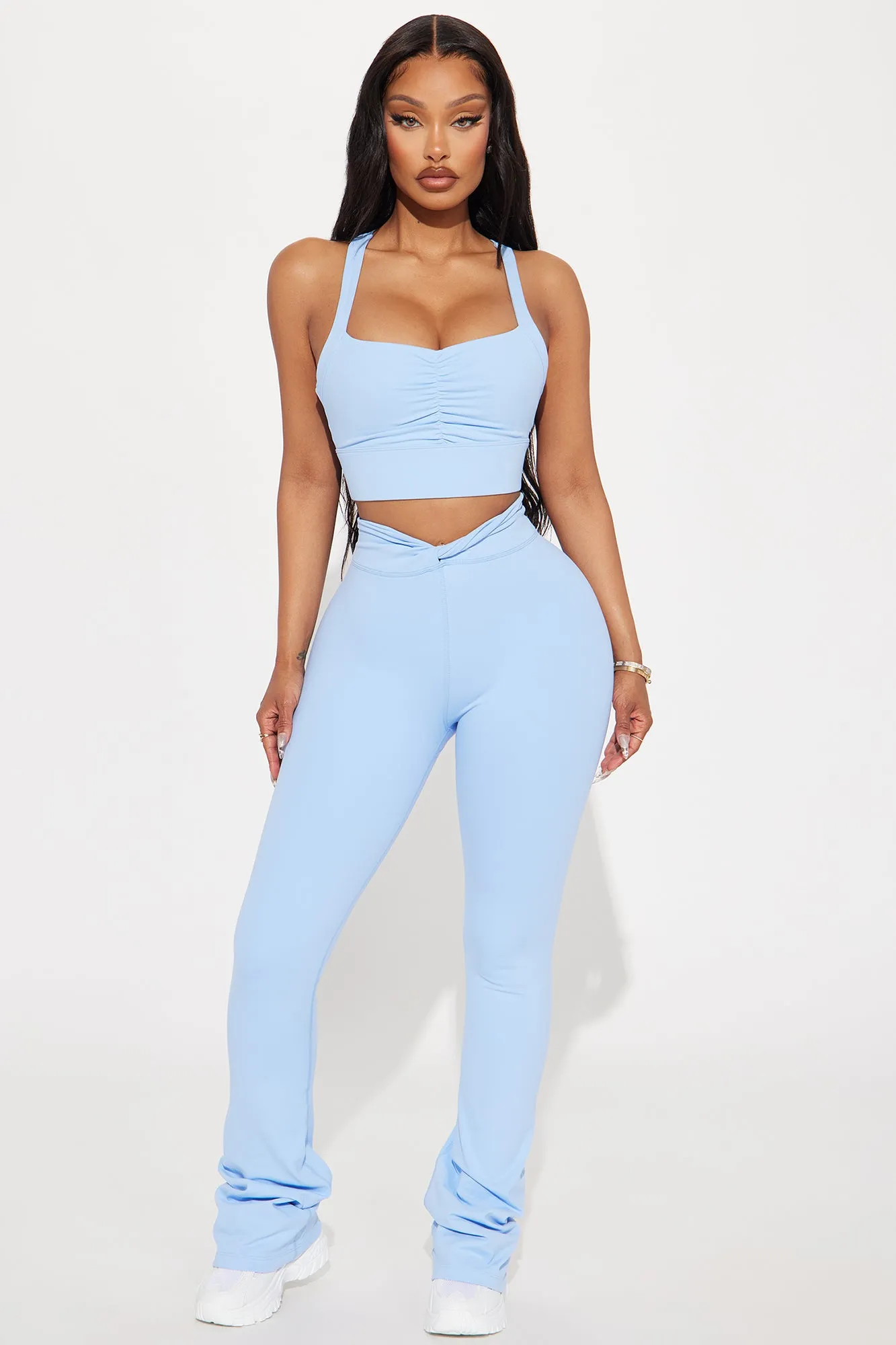 Blaze Super Soft Sports Bra - Light Blue