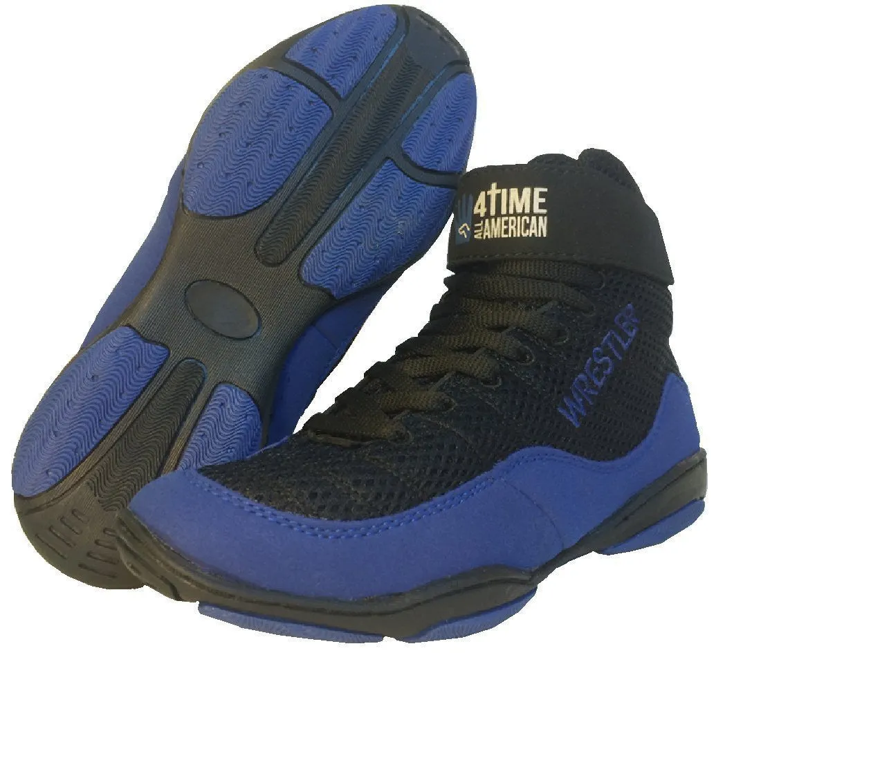 Blue Wrestling Shoes