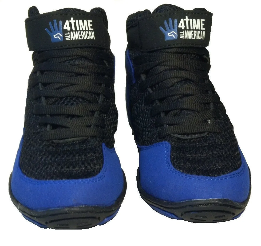 Blue Wrestling Shoes