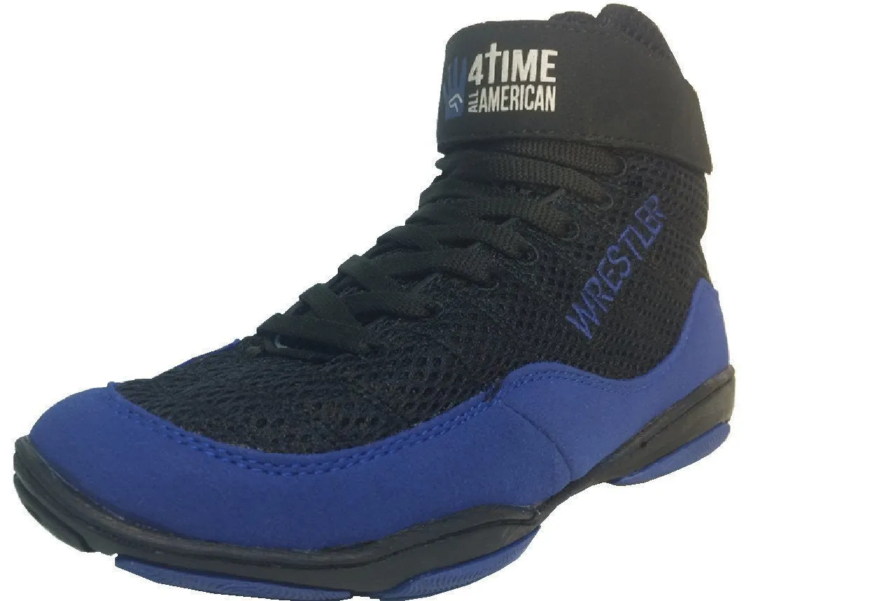 Blue Wrestling Shoes