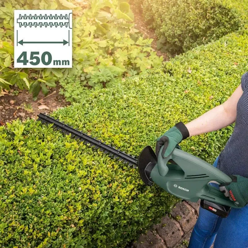 Bosch Easyhedgecut Cordless Battery Operateed Hedgecutter - 18-45