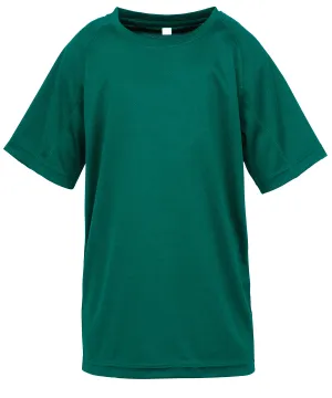 Bottle Green - Junior performance aircool tee