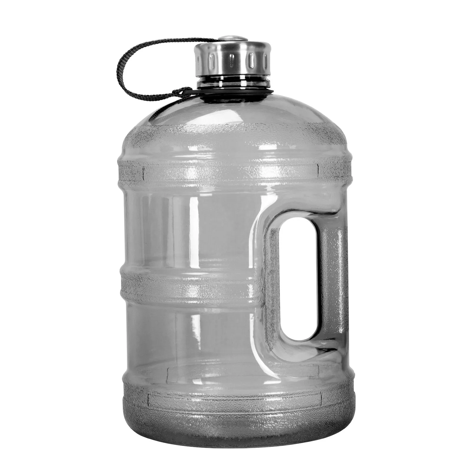 BPA Free 1 Gallon Water Bottle, Plastic Bottle, Sports Bottle, with Stainless Steel Screw Cap, GEO