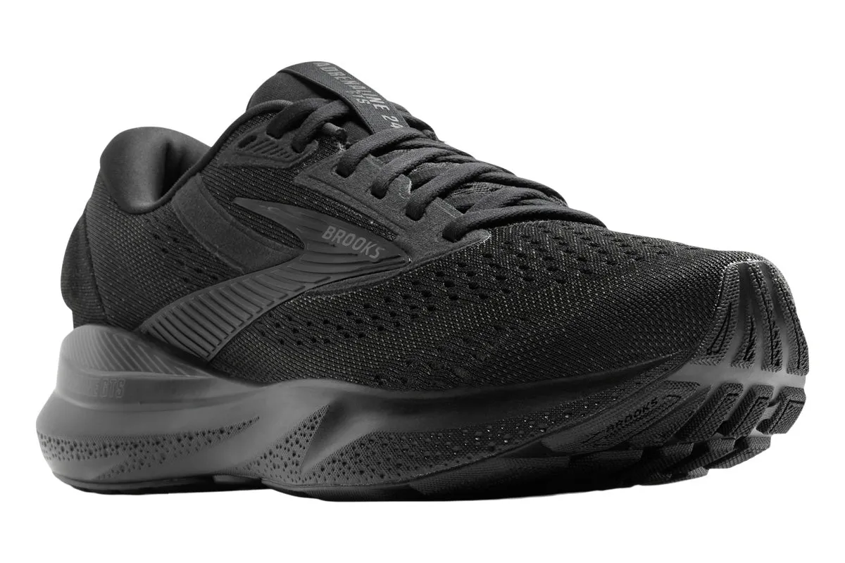 Brooks Adrenaline GTS 24 4E Black/Black/Ebony Mens