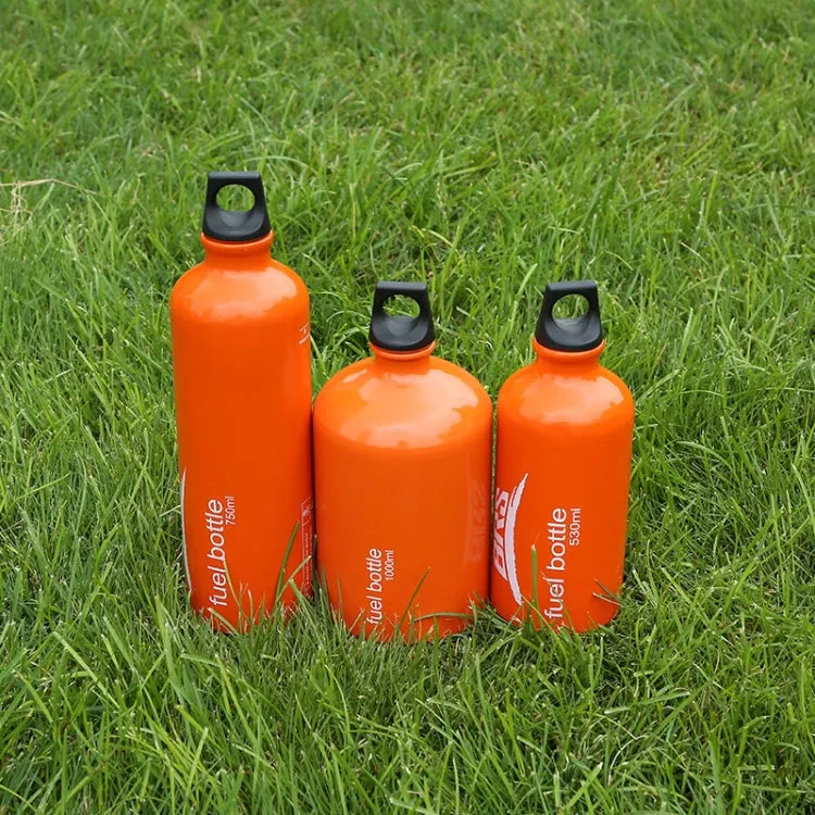 BRS Outdoor Fuel Portable Aluminum Alloy Oil Bottle, Capacity:530 ML