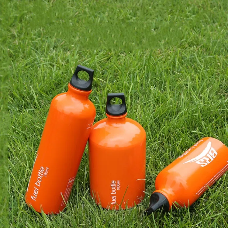 BRS Outdoor Fuel Portable Aluminum Alloy Oil Bottle, Capacity:530 ML