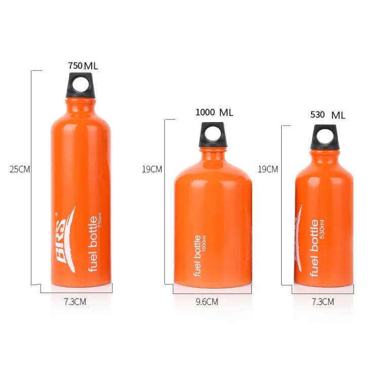 BRS Outdoor Fuel Portable Aluminum Alloy Oil Bottle, Capacity:530 ML