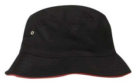 BRUSHED SPORTS TWILL BUCKET HAT