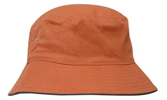 BRUSHED SPORTS TWILL BUCKET HAT