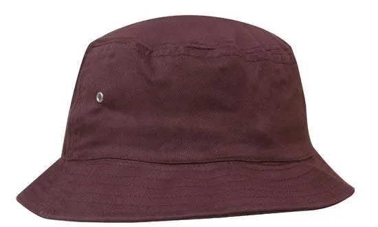 BRUSHED SPORTS TWILL BUCKET HAT