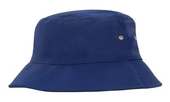 BRUSHED SPORTS TWILL BUCKET HAT