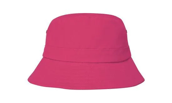 BRUSHED SPORTS TWILL CHILDS BUCKET HAT