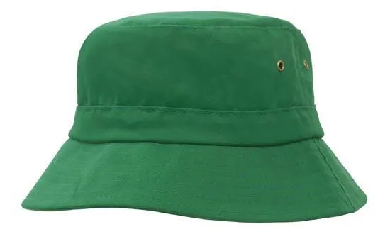 BRUSHED SPORTS TWILL CHILDS BUCKET HAT