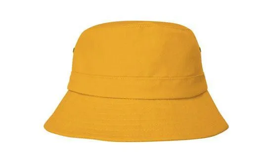 BRUSHED SPORTS TWILL CHILDS BUCKET HAT