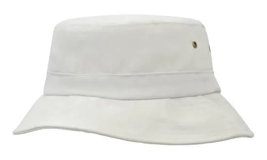 BRUSHED SPORTS TWILL CHILDS BUCKET HAT