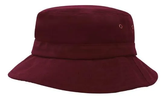 BRUSHED SPORTS TWILL CHILDS BUCKET HAT