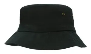 BRUSHED SPORTS TWILL CHILDS BUCKET HAT