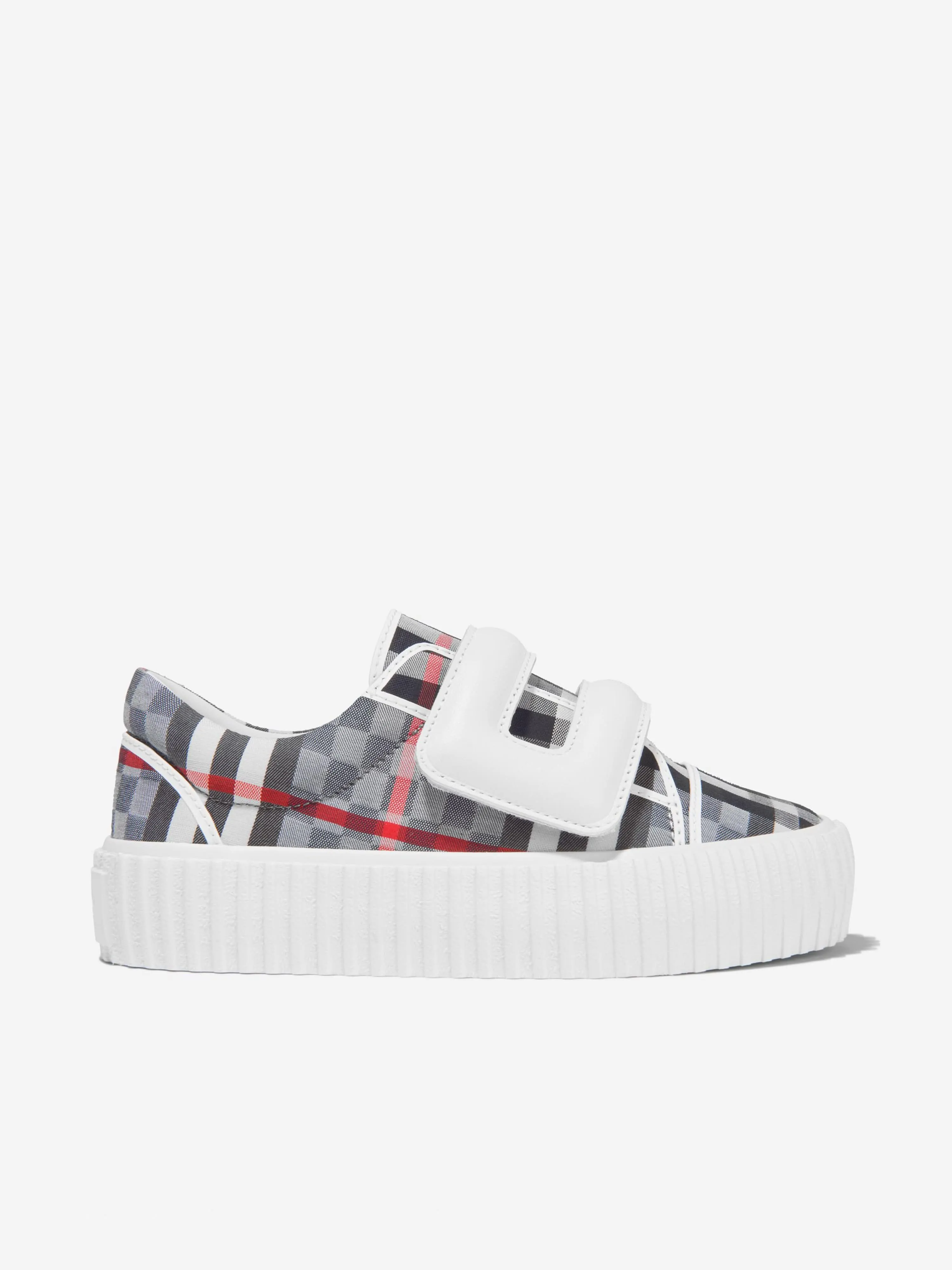 Burberry Unisex Checkerboard Velcro Strap Trainers