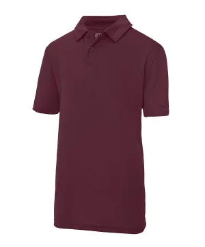 Burgundy - Kids cool polo