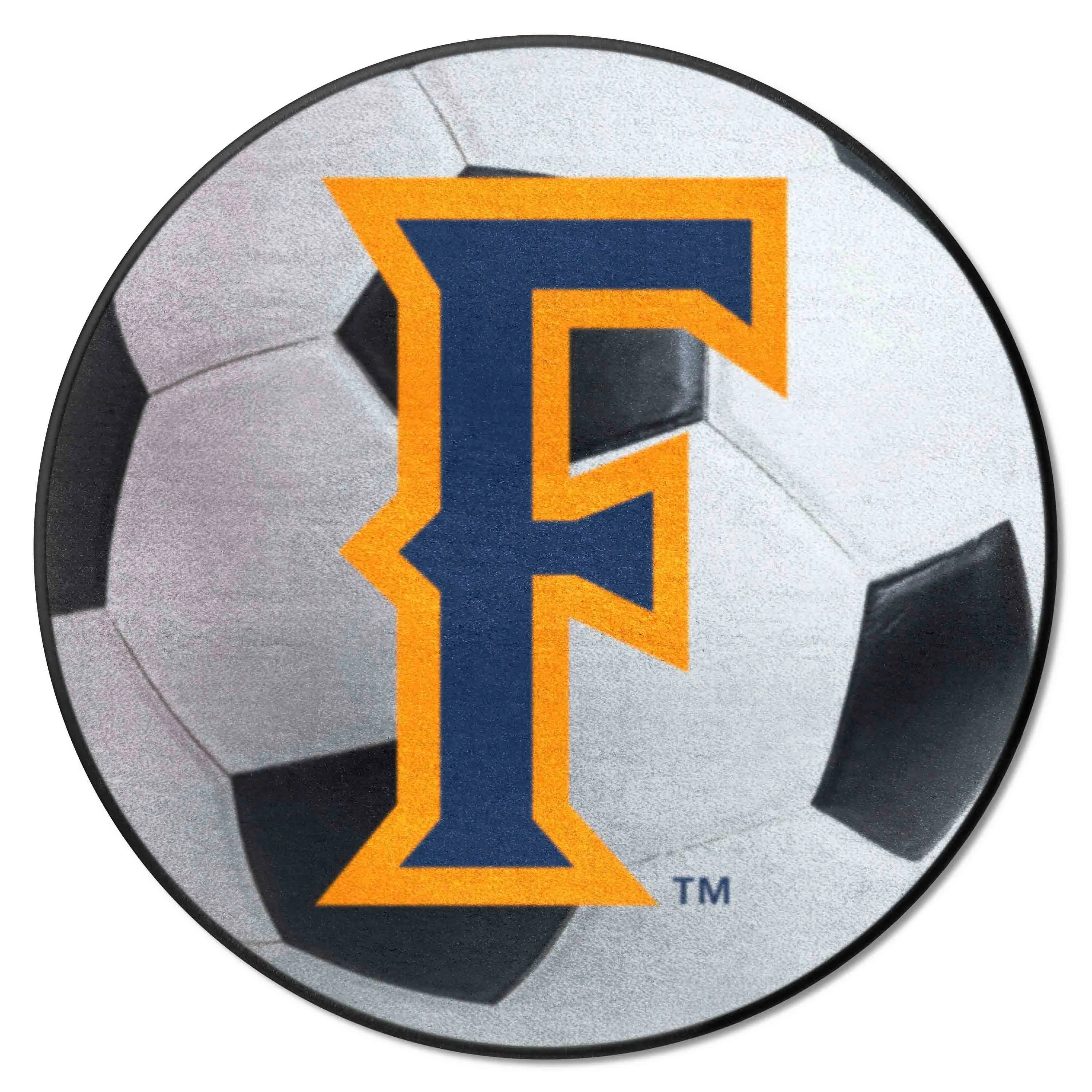 Cal State - Fullerton Titans Soccer Ball Rug - 27in. Diameter