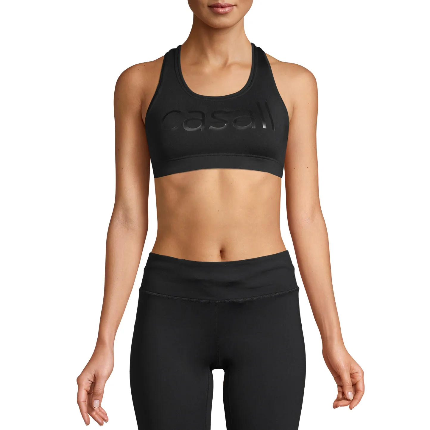 Casall Women&#x27;s Iconic Wool Sports Bra Black Logo | Buy Casall Women&#x27;s Iconic Wool Sports Bra Black Logo here | Outnorth