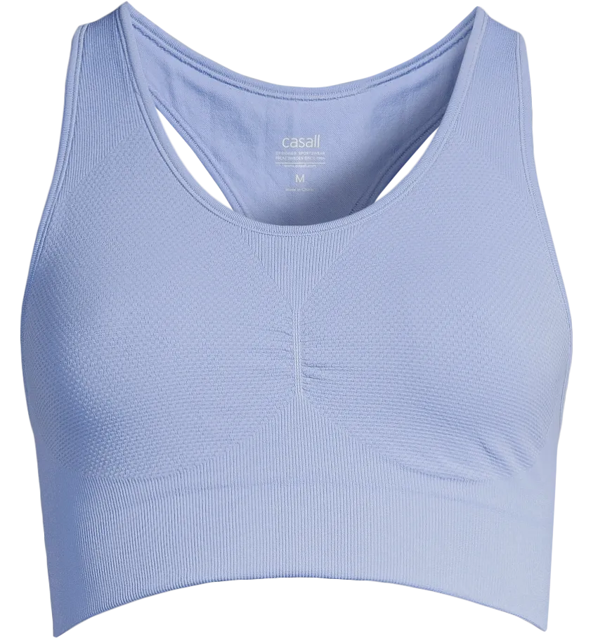 Casall Women&#x27;s Seamless Soft Sports Bra Breeze Blue | Buy Casall Women&#x27;s Seamless Soft Sports Bra Breeze Blue here | Outnorth