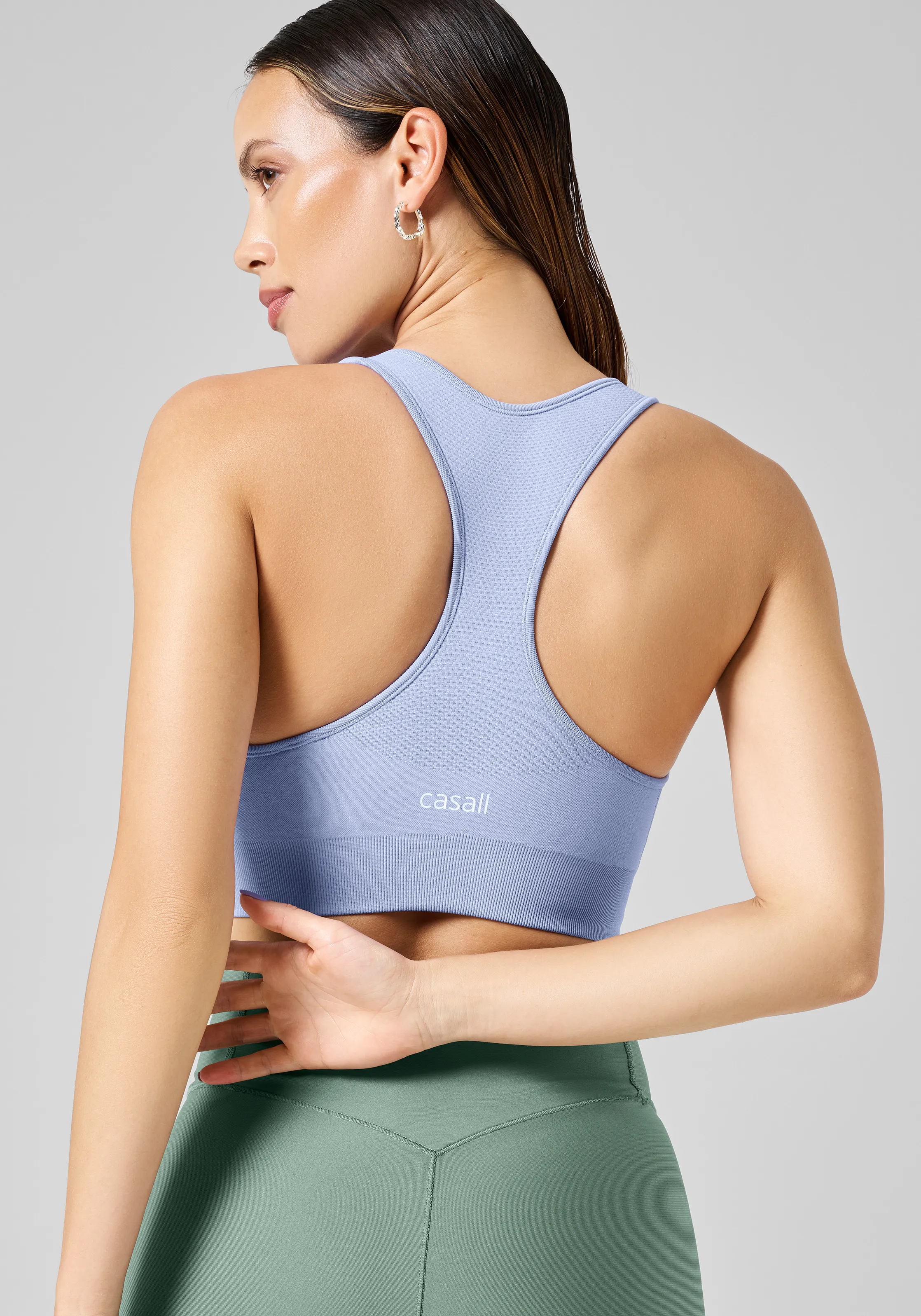 Casall Women&#x27;s Seamless Soft Sports Bra Breeze Blue | Buy Casall Women&#x27;s Seamless Soft Sports Bra Breeze Blue here | Outnorth