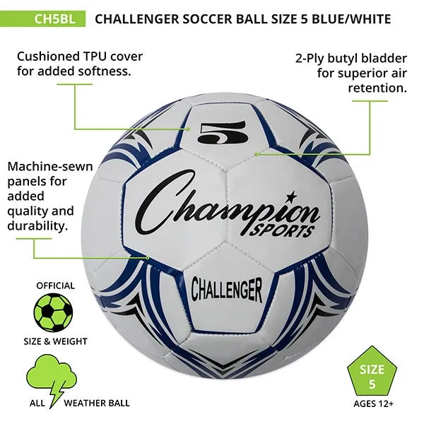 Champion Sports Challenger Soccer Ball Size 5