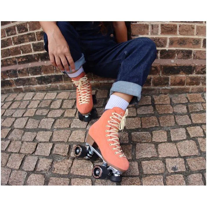 Chuffed Wanderer Peach Pink Roller Skates