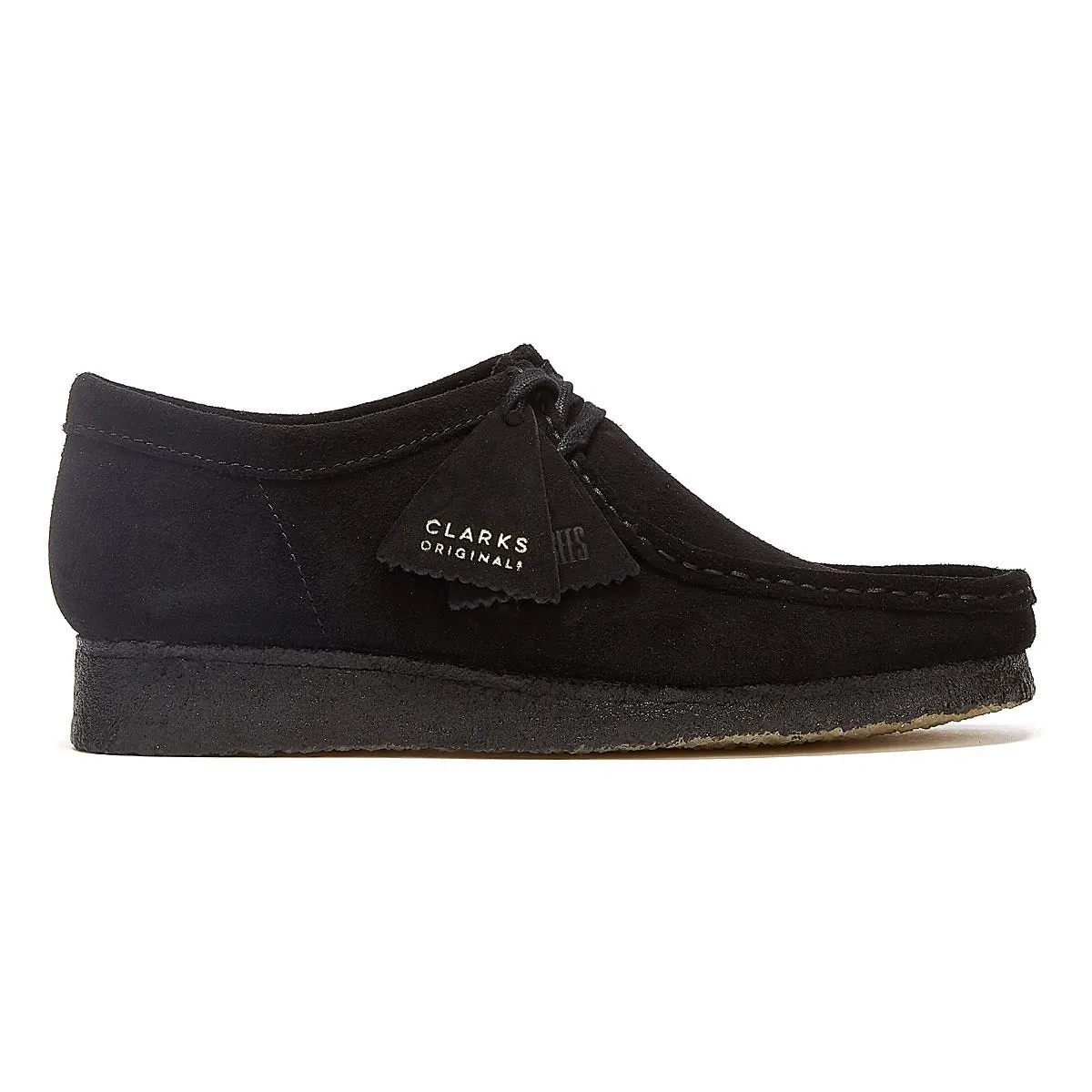 Clarks Originals Wallabee Mens Black Shoes