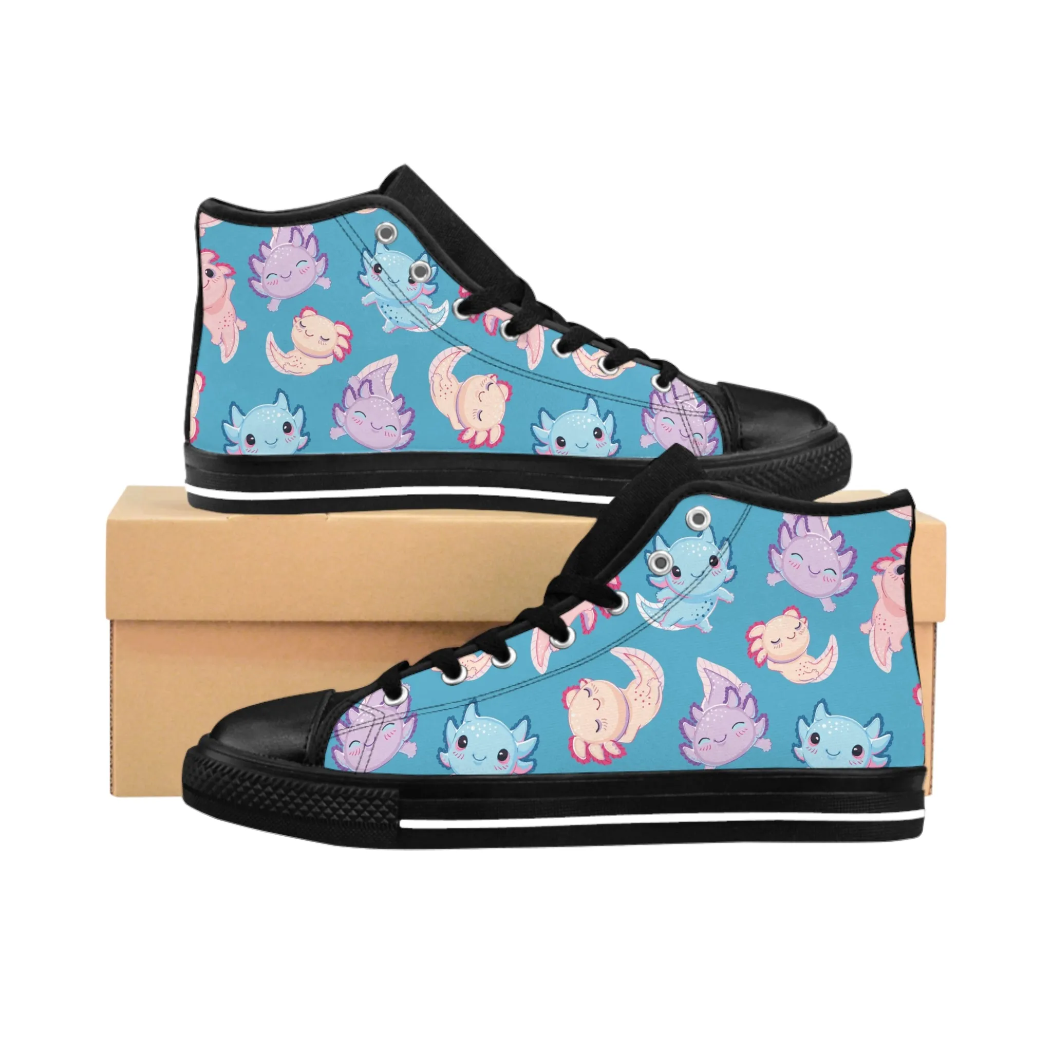 Colorful Axolotl Women's Classic Sneakers