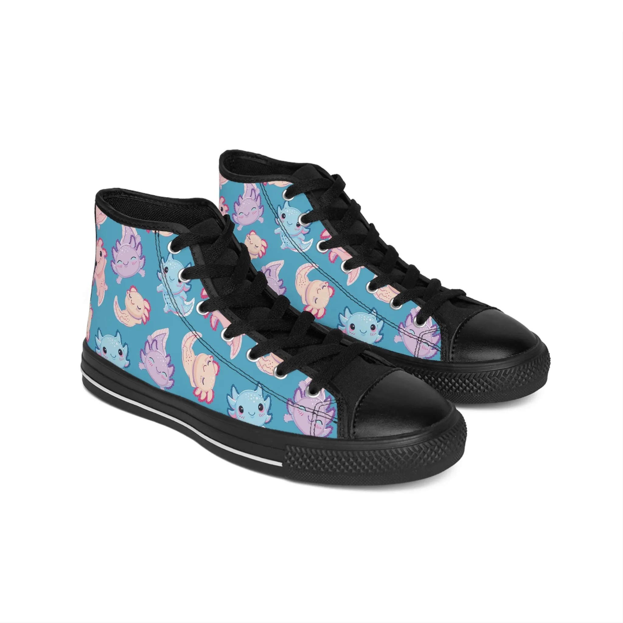 Colorful Axolotl Women's Classic Sneakers