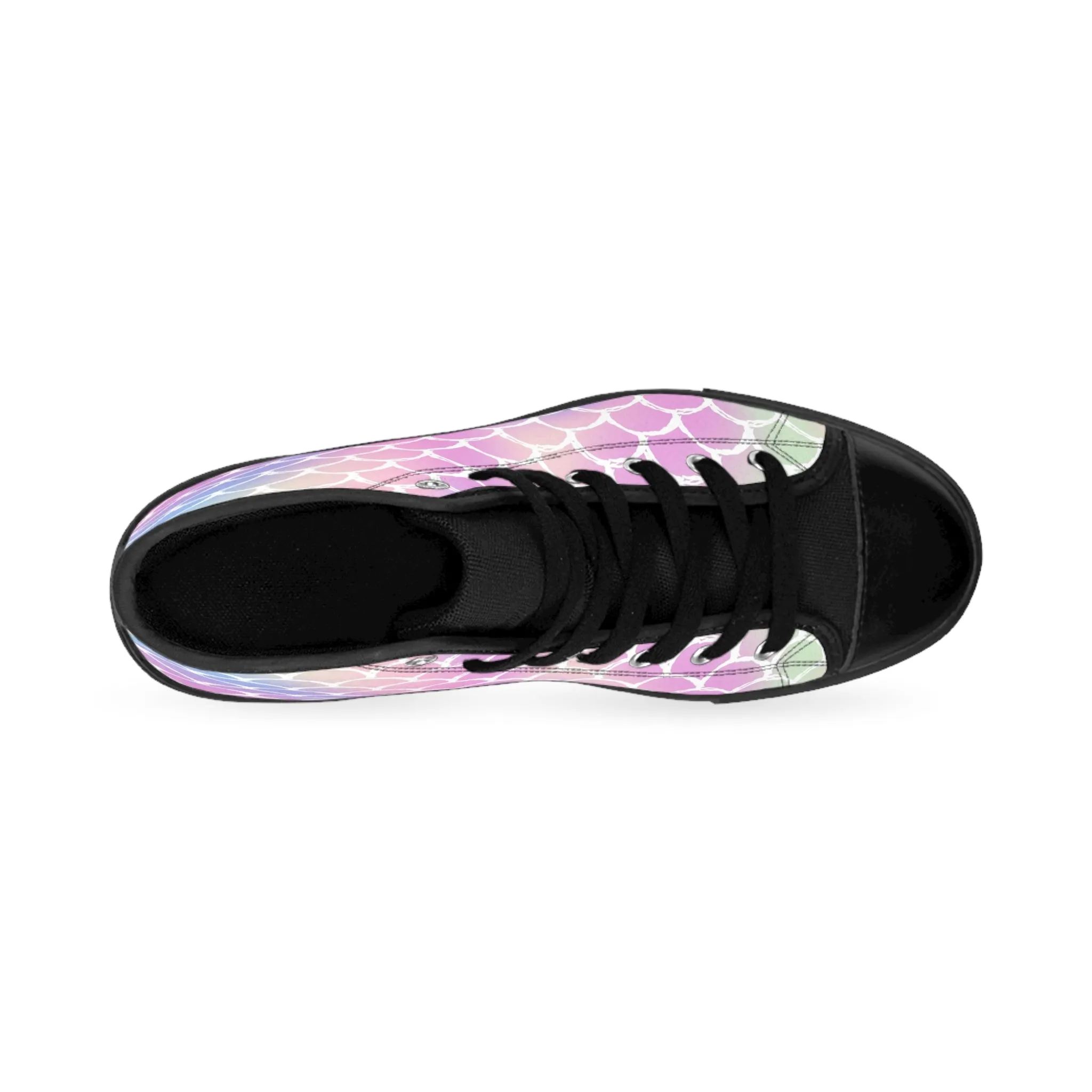 Colorful Mermaid Scales Women's Classic Sneakers