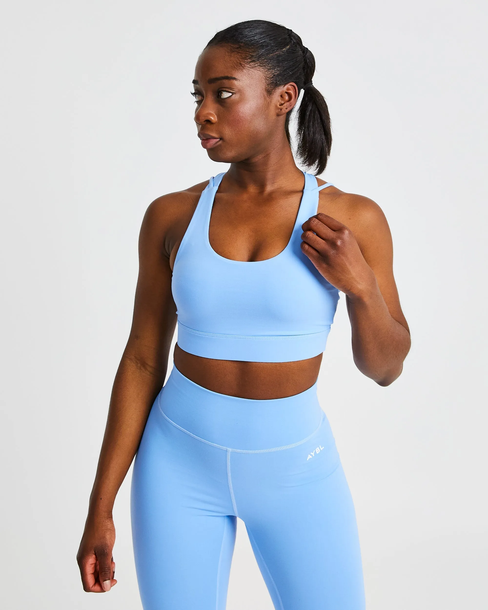 Core Sports Bra - Placid Blue