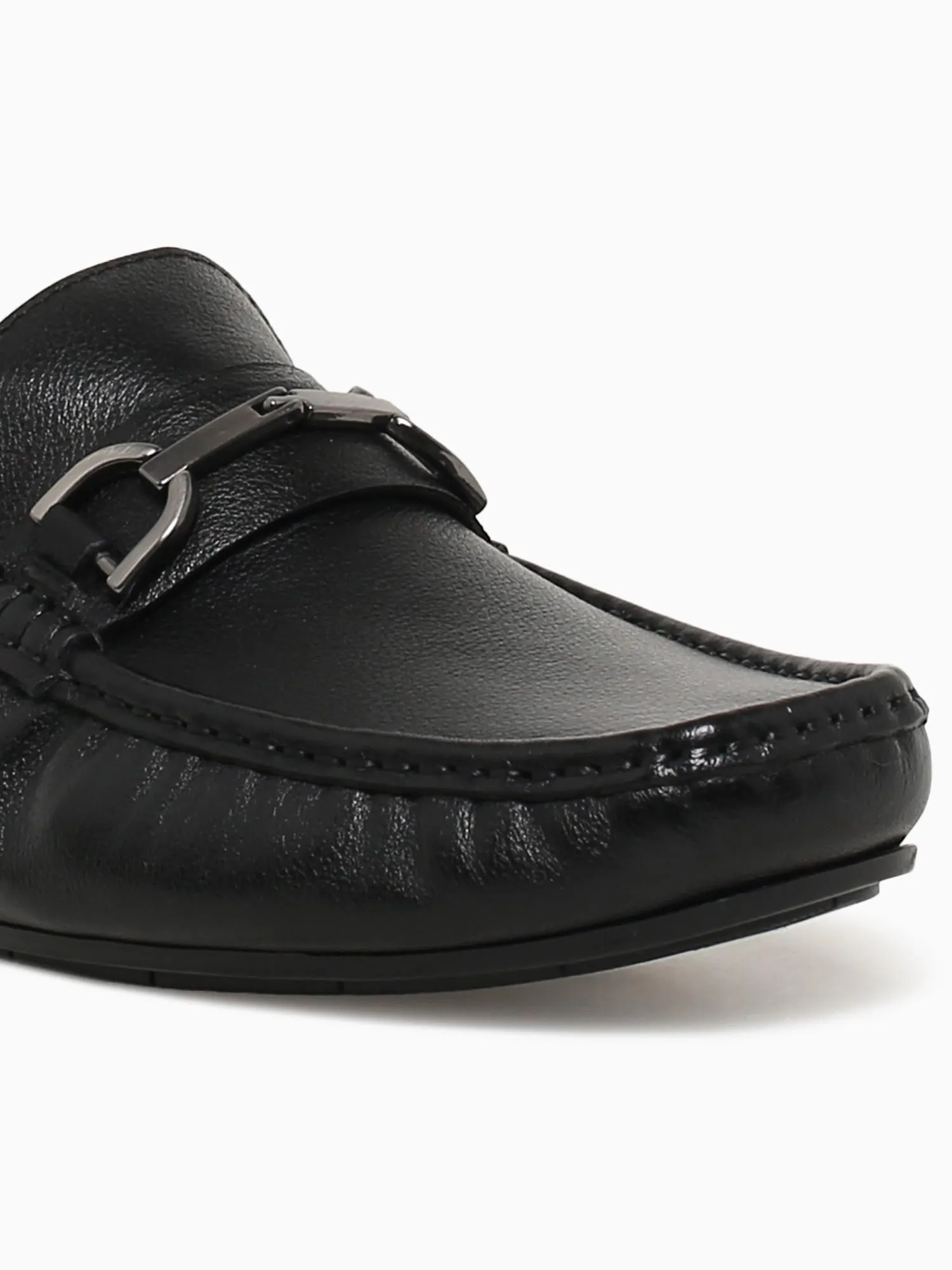 Cormac Black Soft Tumbled Leather