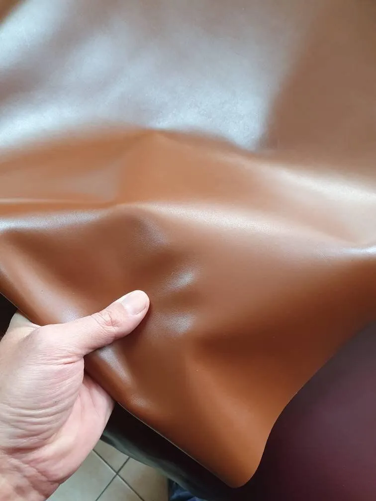 Cow soft Leather, Genuine cowhide plain Nappa skin for crafts and leather working thick. 1,1mm(3 oz)