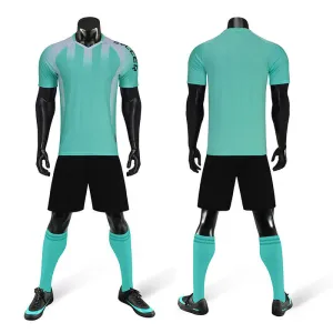 Custom Logo Mint Green Football Uniform