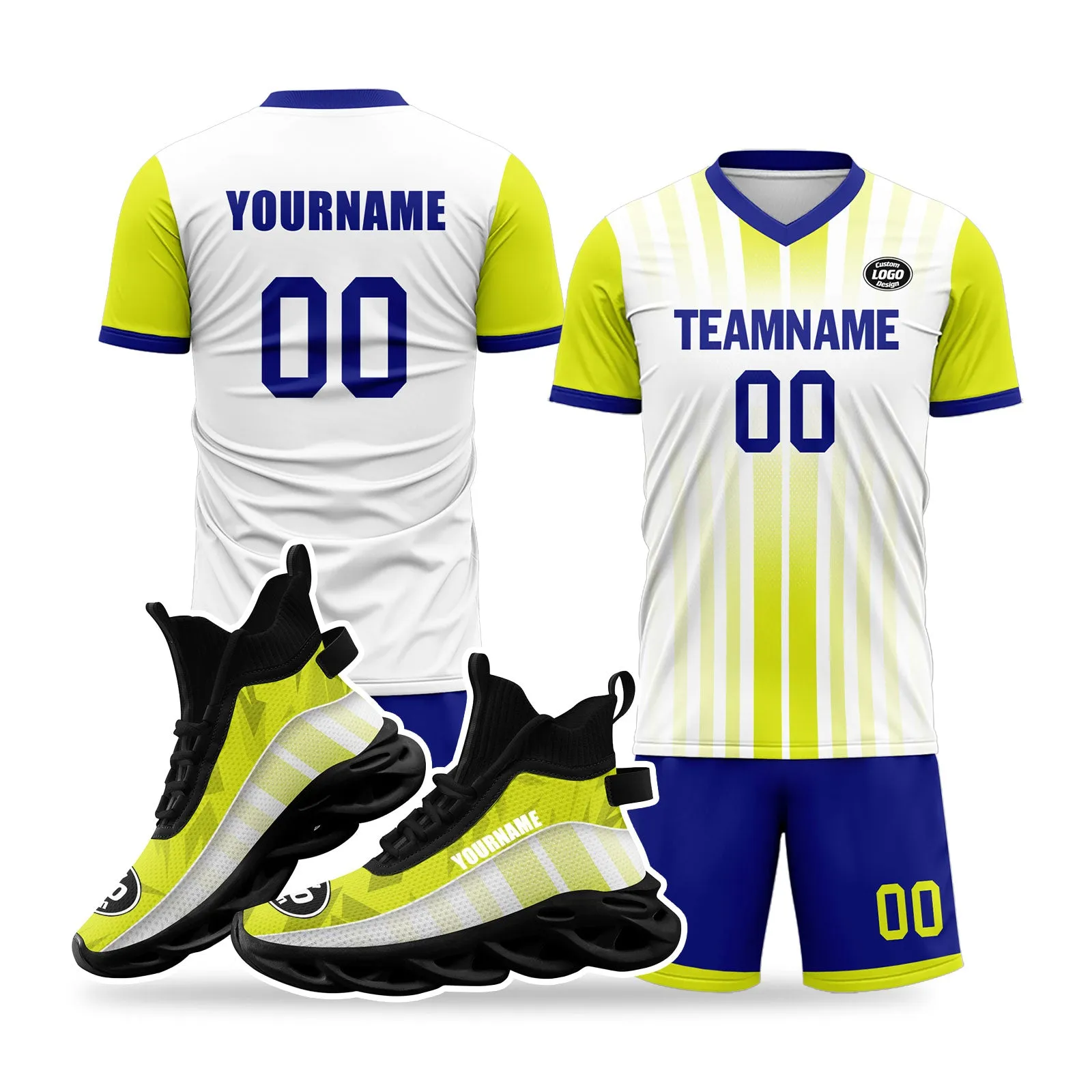 Custom Soccer Uniform Jersey and Maxsoul Shoes Personalized Sneaker Combo ZH-D020159-8