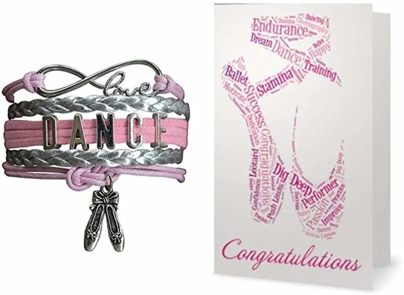 Dance Bracelet & Card Gift Set