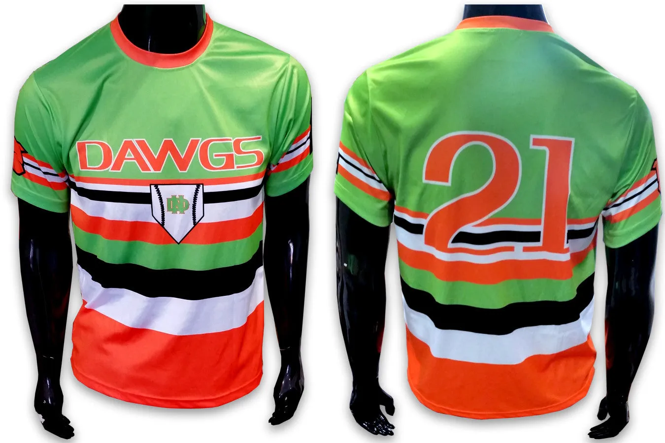 DAWGS, Green - Custom Full-Dye Jersey