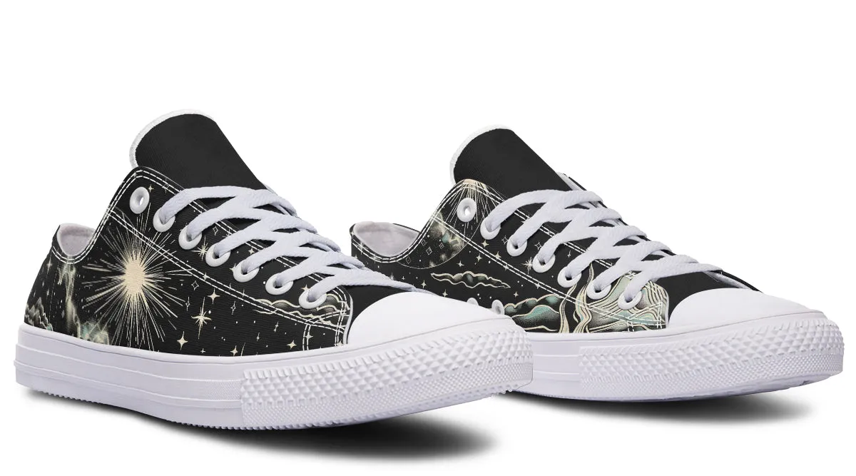 Dawn Star Low Tops - Classic Premium Canvas Shoes with Comfortable and Durable Soles