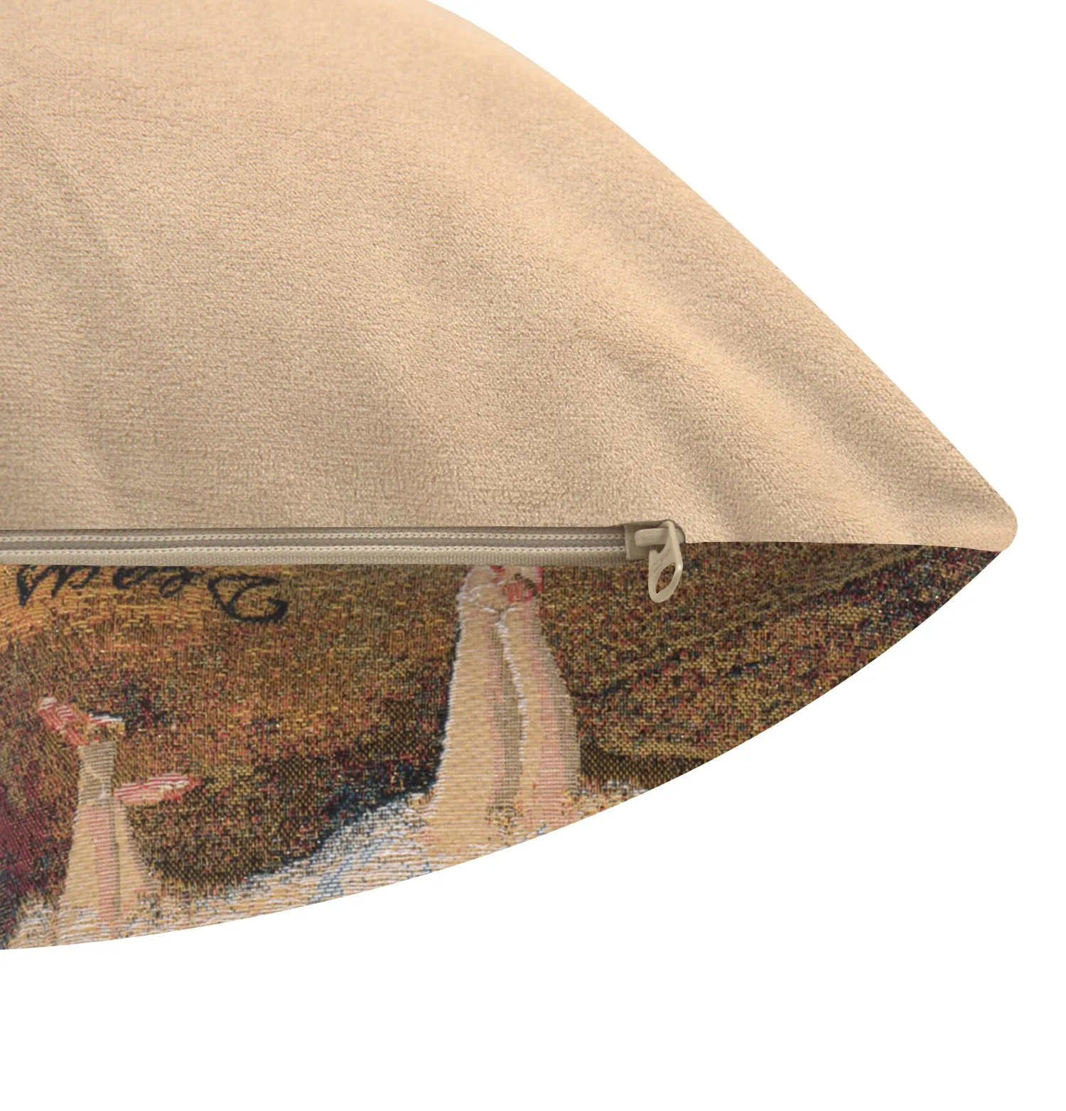 Degas Deux Dansiuses Small European Cushion Cover by Edgar Degas