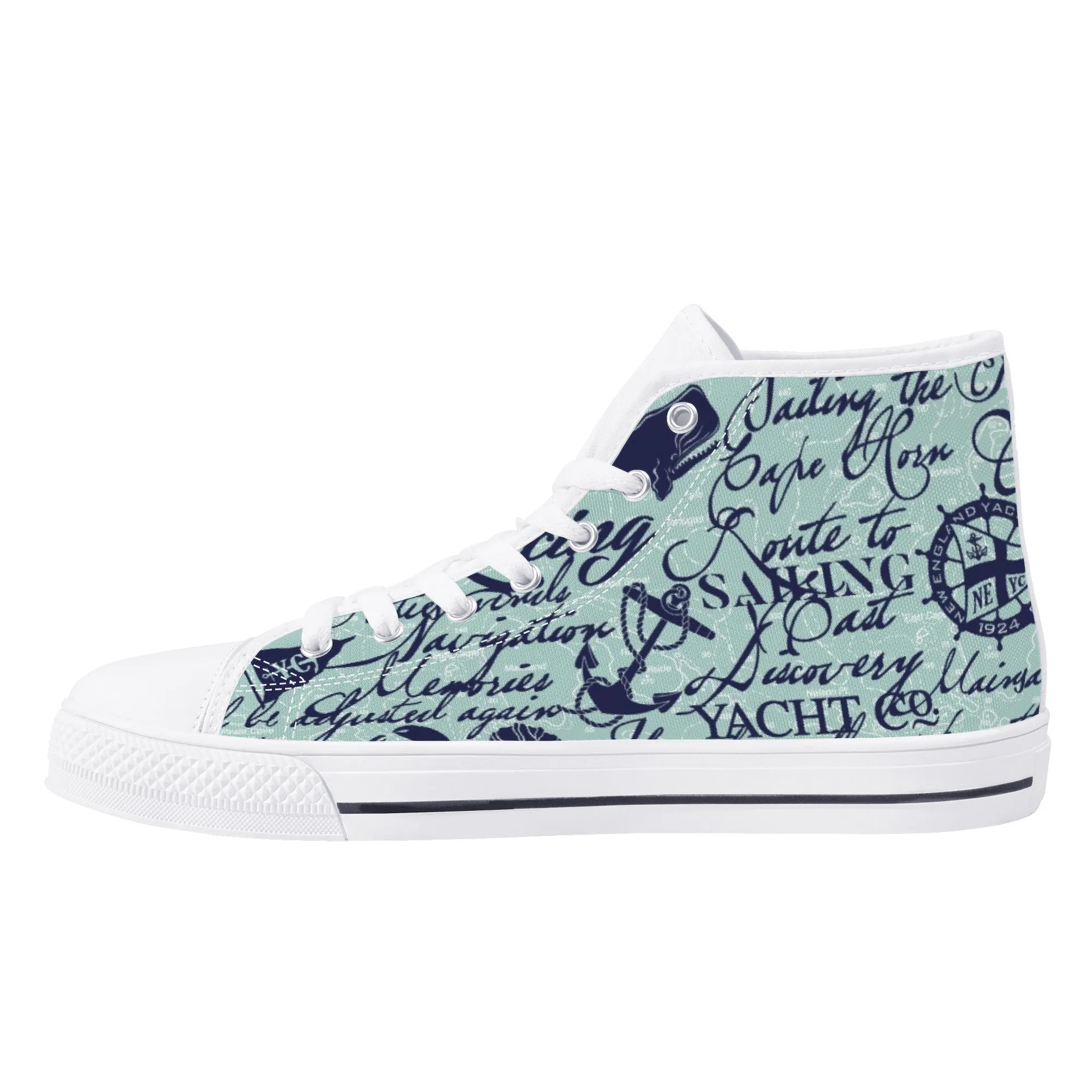 Designer High Top Canvas Shoes - D25 X1